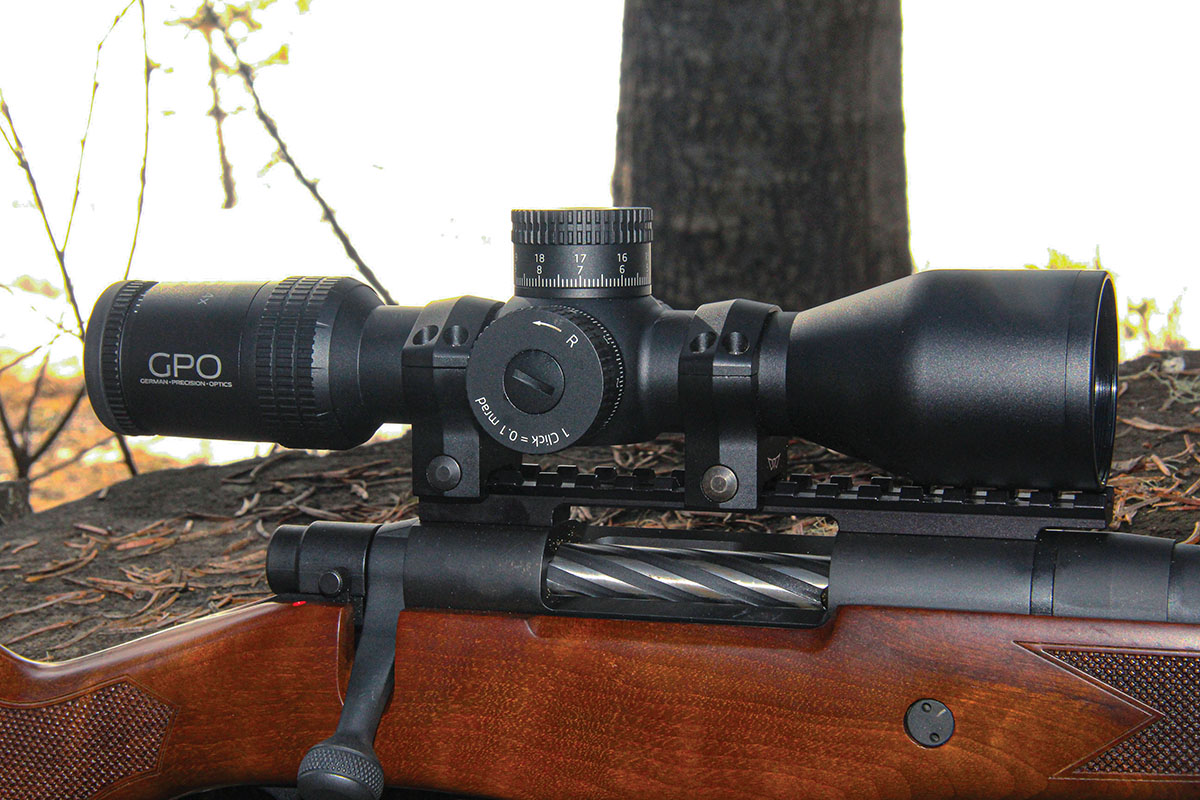 The GPO Centuri Super Compact, in addition to being extremely small for the magnification provided, includes a host of shooter-friendly features and exceptional optics.